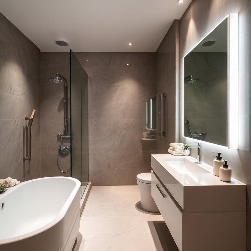 Reforma de baño de diseño en Huesca
